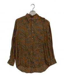 PAUL SMITH（ポールスミス）の古着「レーヨンシャツ」｜ブラウン