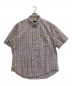 BURBERRY LONDONバーバリーロンドン）の古着「チェックシャツ」｜スカイブルー