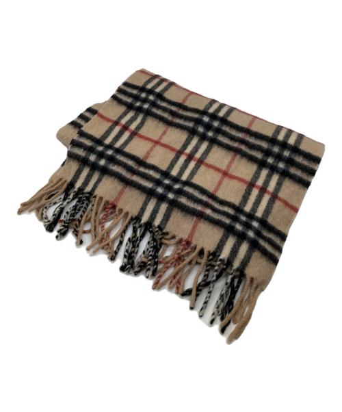 BURBERRY LONDON（バーバリーロンドン）BURBERRY LONDON (バーバリーロンドン) カシミヤマフラー ブラウンの古着・服飾アイテム
