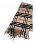 BURBERRY LONDON（バーバリーロンドン）の古着「カシミヤマフラー」｜ブラウン