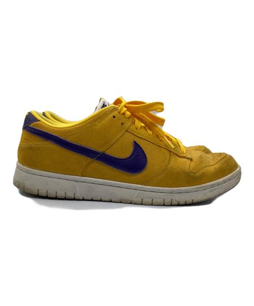 NIKE（ナイキ）NIKE (ナイキ) DUNK LOW BY YOU パープル×イエロー サイズ:27.5の古着・服飾アイテム