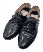 MIU MIUミュウミュウ）の古着「ビジューヒールパテントシューズ」｜ブラック