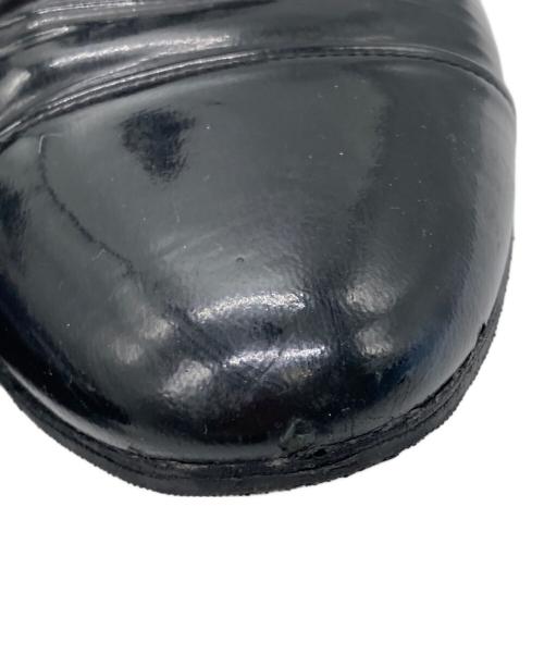 MIU MIU（ミュウミュウ）MIU MIU (ミュウミュウ) ビジューヒールパテントシューズ ブラック サイズ:38 1/2の古着・服飾アイテム