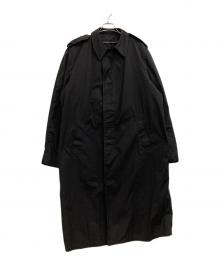 U'S NAVY（アメリカ海軍）の古着「ステンカラーコート」｜ブラック