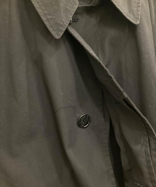U'S NAVY（アメリカ海軍）U'S NAVY (アメリカ海軍) ステンカラーコート ブラック サイズ:XLの古着・服飾アイテム