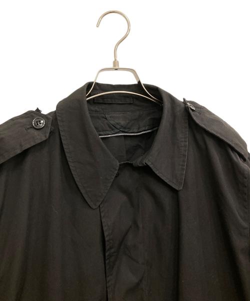 U'S NAVY（アメリカ海軍）U'S NAVY (アメリカ海軍) ステンカラーコート ブラック サイズ:XLの古着・服飾アイテム