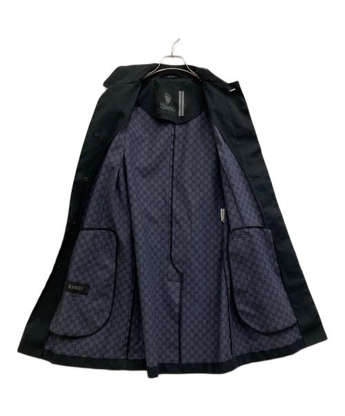 GUCCI（グッチ）GUCCI (グッチ) ステンカラーコート ネイビー サイズ:44の古着・服飾アイテム