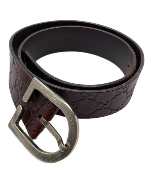 GUCCI（グッチ）GUCCI (グッチ) GGベルト ブラウンの古着・服飾アイテム