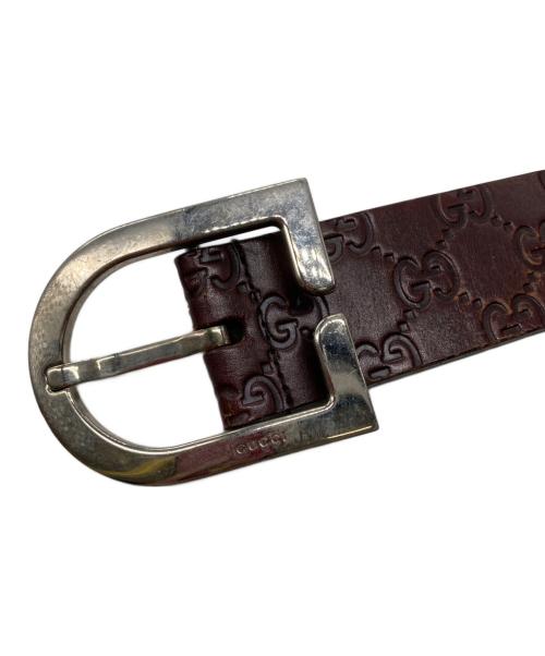 GUCCI（グッチ）GUCCI (グッチ) GGベルト ブラウンの古着・服飾アイテム