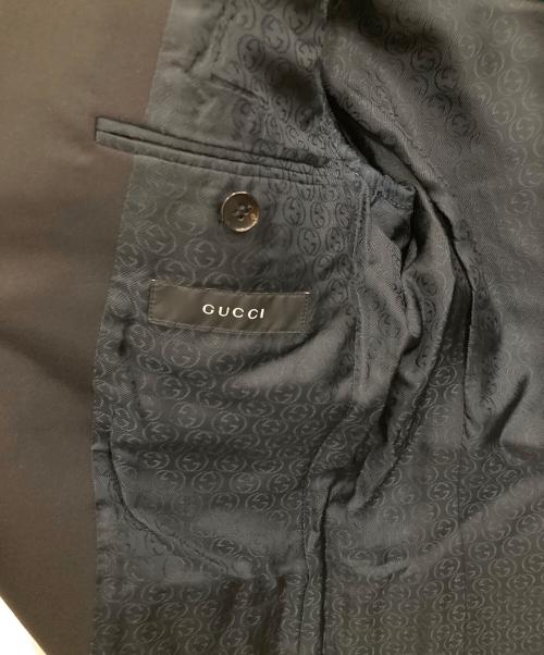GUCCI（グッチ）GUCCI (グッチ) テーラードジャケット ブラック サイズ:44の古着・服飾アイテム