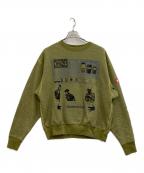 C.Eシーイー）の古着「HEATHER CREW NECK」｜グリーン