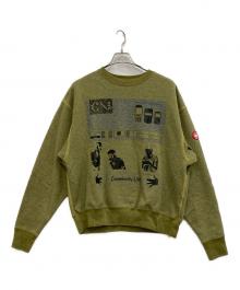 C.E（シーイー）の古着「HEATHER CREW NECK」｜グリーン