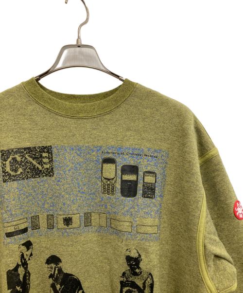 C.E（シーイー）C.E (シーイー) HEATHER CREW NECK グリーン サイズ:Mの古着・服飾アイテム
