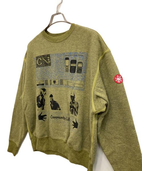 C.E（シーイー）C.E (シーイー) HEATHER CREW NECK グリーン サイズ:Mの古着・服飾アイテム