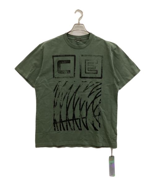 C.E（シーイー）C.E (シーイー) OVERDYE STAMP CE T グリーン サイズ:XLの古着・服飾アイテム