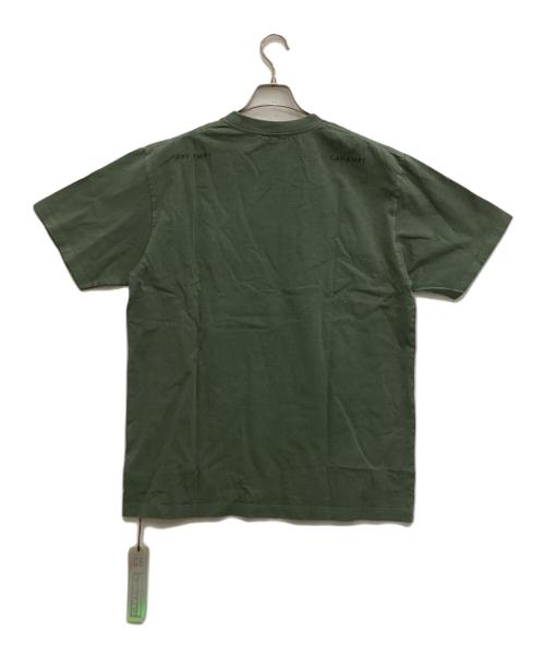 C.E（シーイー）C.E (シーイー) OVERDYE STAMP CE T グリーン サイズ:XLの古着・服飾アイテム