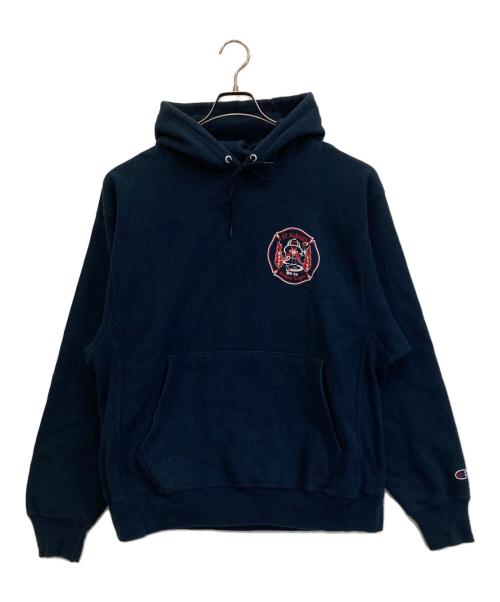 Champion REVERSE WEAVE（チャンピオン リバース ウィーブ）Champion REVERSE WEAVE (チャンピオン リバース ウィーブ) パーカー ネイビー サイズ:-の古着・服飾アイテム