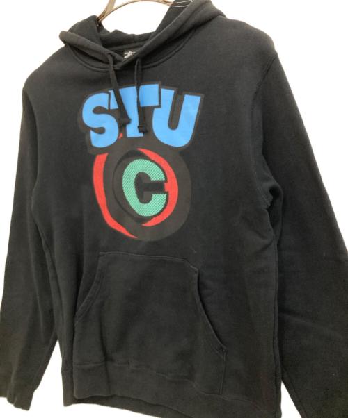 stussy（ステューシー）stussy (ステューシー) パーカー ブラック サイズ:Lの古着・服飾アイテム