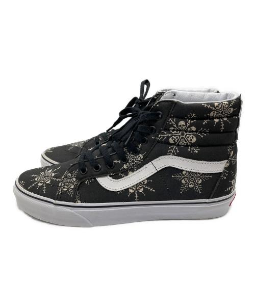 VANS（ヴァンズ）VANS (ヴァンズ) スカル総柄ハイカットスニーカー ブラック サイズ:27.5の古着・服飾アイテム