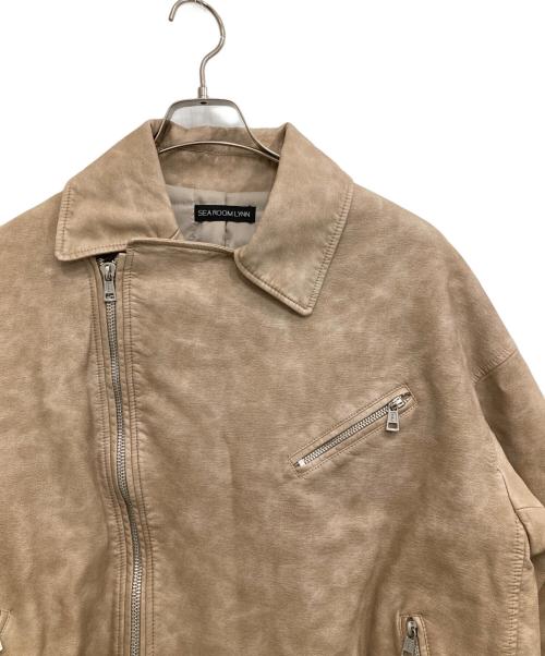 Sea Room lynn（シールームリン）Sea Room lynn (シールームリン) Vintage ECOレザーBIGライダース ブラウン サイズ:Mの古着・服飾アイテム