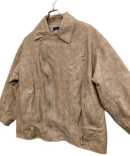 Sea Room lynn（シールームリン）Sea Room lynn (シールームリン) Vintage ECOレザーBIGライダース ブラウン サイズ:Mの古着・服飾アイテム