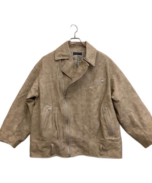 Sea Room lynn（シールームリン）Sea Room lynn (シールームリン) Vintage ECOレザーBIGライダース ブラウン サイズ:Mの古着・服飾アイテム