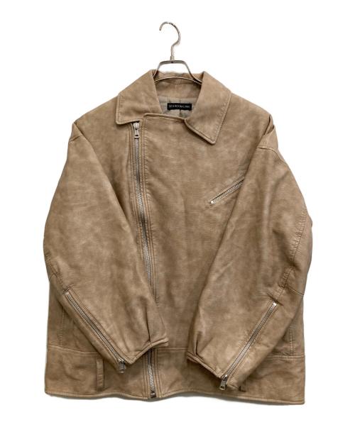 Sea Room lynn（シールームリン）Sea Room lynn (シールームリン) Vintage ECOレザーBIGライダース ブラウン サイズ:Mの古着・服飾アイテム