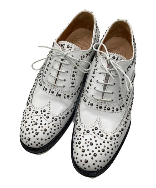 CHURCH'S（チャーチ）CHURCH'S (チャーチ) Burwood WINGTIP MET2 ホワイト サイズ:SIZE 35 1/2の古着・服飾アイテム