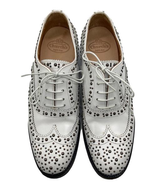 CHURCH'S（チャーチ）CHURCH'S (チャーチ) Burwood WINGTIP MET2 ホワイト サイズ:SIZE 35 1/2の古着・服飾アイテム