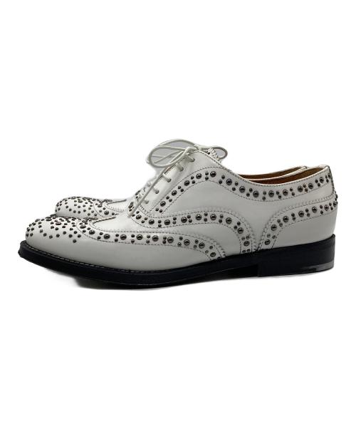 CHURCH'S（チャーチ）CHURCH'S (チャーチ) Burwood WINGTIP MET2 ホワイト サイズ:SIZE 35 1/2の古着・服飾アイテム