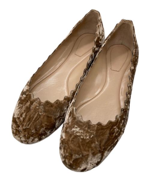 Chloe（クロエ）Chloe (クロエ) フラットシューズ ブラウン サイズ:SIZE 35 1/2の古着・服飾アイテム