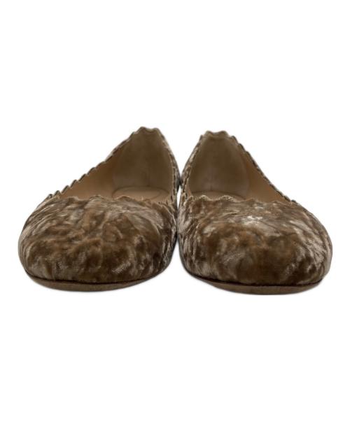 Chloe（クロエ）Chloe (クロエ) フラットシューズ ブラウン サイズ:SIZE 35 1/2の古着・服飾アイテム