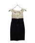 TADASHI SHOJI (タダシ ショージ) ひざ丈ノースリーブワンピース ホワイト サイズ:-：12000円