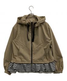 BORDERS at BALCONY（ボーダーズアットバルコニー）の古着「DANSKIN AIRY FRILL PARKA」｜ブラウン