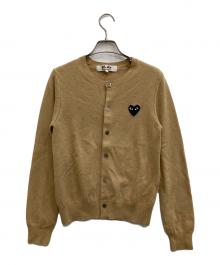 PLAY COMME des GARCONS（プレイコムデギャルソン）の古着「ウールカーディガン」｜ブラウン
