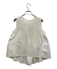 FOXEY（フォクシー）の古着「Cotton Combo Knit Top」｜ホワイト