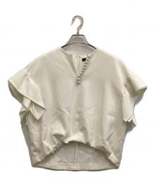 YOKO CHAN（ヨーコチャン）の古着「パール装飾ブラウス」｜ホワイト