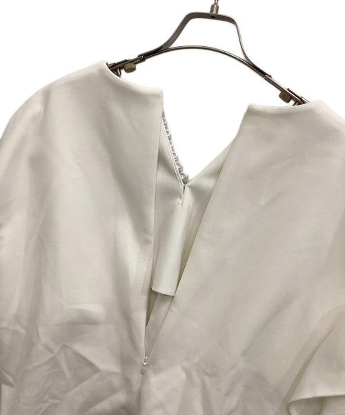 YOKO CHAN（ヨーコチャン）YOKO CHAN (ヨーコチャン) パール装飾ブラウス ホワイト サイズ:38の古着・服飾アイテム