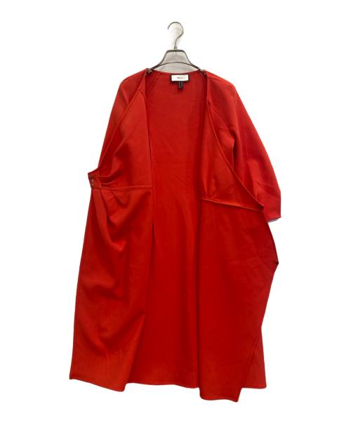nissa（ニッサ）nissa (ニッサ) Puff sleeves midi dress レッド サイズ:38の古着・服飾アイテム