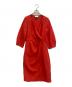 nissa（ニッサ）の古着「Puff sleeves midi dress」｜レッド