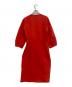 nissa (ニッサ) Puff sleeves midi dress レッド サイズ:38：5000円