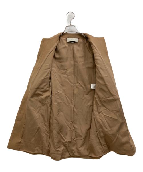 STELLA McCARTNEY（ステラマッカートニー）STELLA McCARTNEY (ステラマッカートニー) ノーカラーコート ブラウン サイズ:38の古着・服飾アイテム