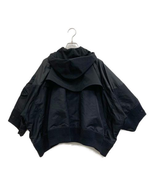 sacai（サカイ）sacai (サカイ) NIKE (ナイキ) Full zip HD jacket ブラック サイズ:Ｍの古着・服飾アイテム