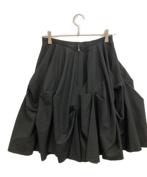 FOXEY NEWYORK（フォクシーニューヨーク）FOXEY NEWYORK (フォクシーニューヨーク) 変形スカート ブラック サイズ:40の古着・服飾アイテム