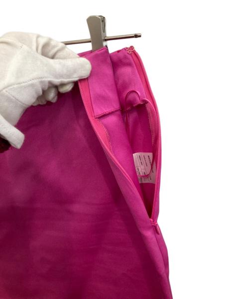 MADISON BLUE（マディソンブルー）MADISON BLUE (マディソンブルー) A-LINE LONG SK SATIN ショッキングピンク サイズ:XSの古着・服飾アイテム