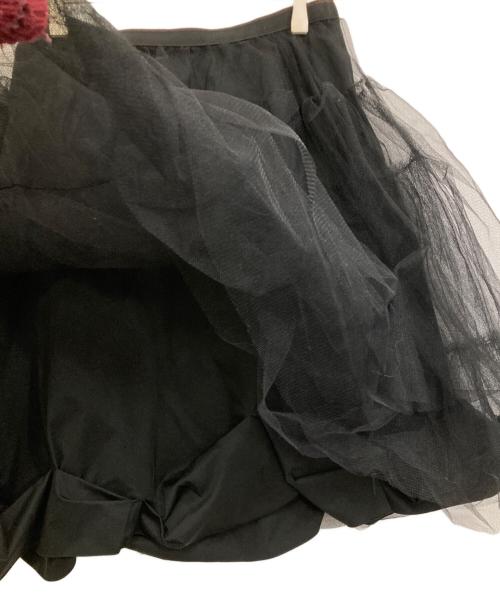 FOXEY NEWYORK（フォクシーニューヨーク）FOXEY NEWYORK (フォクシーニューヨーク) チュールスカート ブラック サイズ:38の古着・服飾アイテム