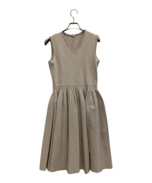 FOXEY（フォクシー）FOXEY (フォクシー) Dress REFRAN ベージュ サイズ:38の古着・服飾アイテム