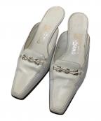 Salvatore Ferragamoサルヴァトーレ フェラガモ）の古着「ミュール」｜ホワイト