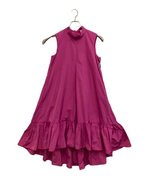 RED VALENTINO（レッドヴァレンティノ）RED VALENTINO (レッドヴァレンティノ) ノースリーブワンピース ショッキングピンク サイズ:42 未使用品の古着・服飾アイテム