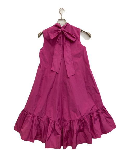 RED VALENTINO（レッドヴァレンティノ）RED VALENTINO (レッドヴァレンティノ) ノースリーブワンピース ショッキングピンク サイズ:42 未使用品の古着・服飾アイテム
